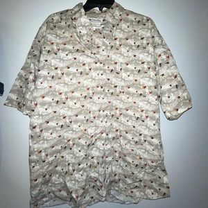 Men Columbia Button Up - Size Large